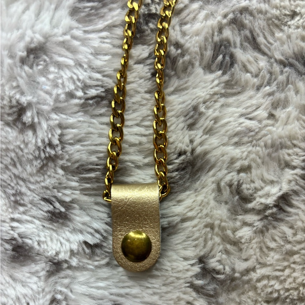 Chain With Button Snap Charm Holder - image 3